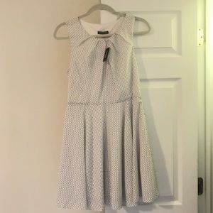 EXPRESS White A-Line Dress